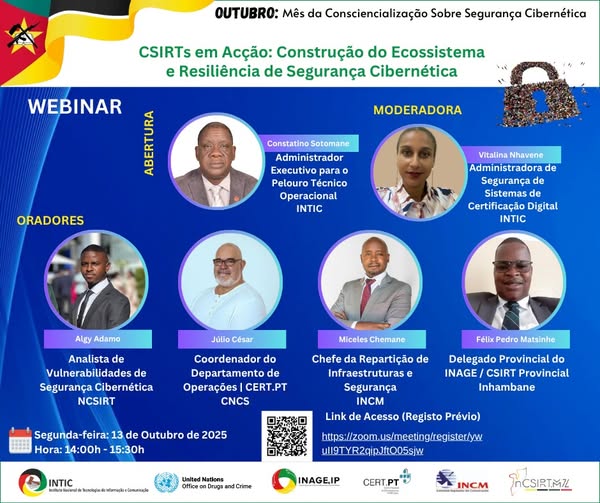 INTIC promove debate sobre resiliência cibernética no país