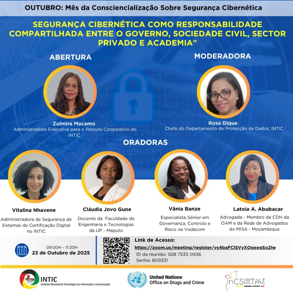 Segurança Cibernética: Uma Responsabilidade Compartilhada entre Governo, Sociedade Civil, Sector Privado e Academia