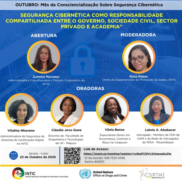 Segurança Cibernética: Uma Responsabilidade Compartilhada entre Governo, Sociedade Civil, Sector Privado e Academia